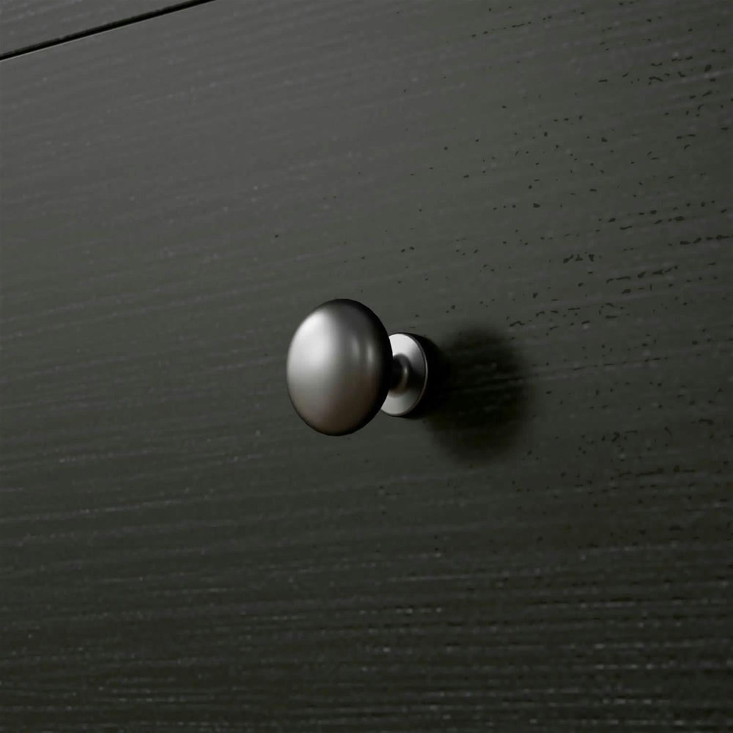 Demi Bonn Rolling Filing Cabinet with Castors, Modern 3 Drawer File Cabinet with Top Tray Under for Home Office, Desk Printer Stand, Brown