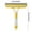 Yellow, variant on Fnyoxu Glass Cleaning Tool Household Tool Washing Mirror Water Window Wiper Silicone Scraper Cleaning Window Spray Brush Scraper