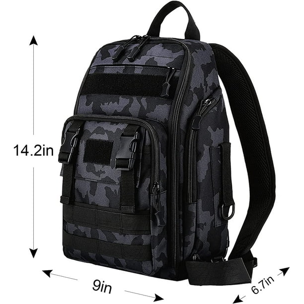 AIMTYD Fishing Tackle Backpack Storage Bag Outdoor Shoulder