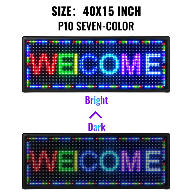 Buy Digital Sign Board - 1 FT X 3 FT - Run with LED Art