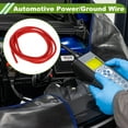 thumbnail image 2 of Unique Bargains Ground Wire Power Wire 10FT Black Red TC 1 Set 12AWG 1 Pin Fully Insulated & Soft Touch Jacket Universal, 2 of 7