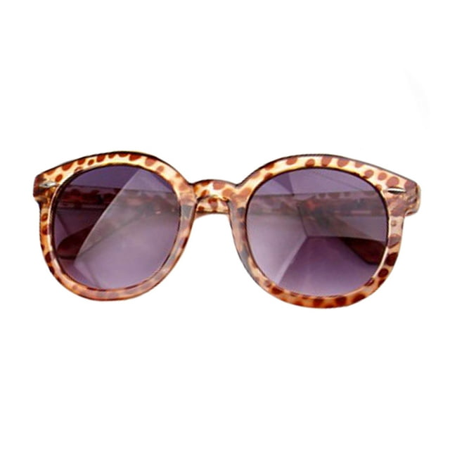 Kmbangi Kids Eye Protect Sunglasses, Solid Color / Leopard Funny Cute Sunglasses Photo Party Props