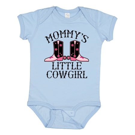 

Inktastic Mommy Little Cowgirl Baby Clothes Gift Baby Girl Bodysuit