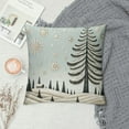 thumbnail image 2 of GOSMITH Christmas Pillow Covers Forest Green Pine Spruce Tree Decorative Throw Pillow Cover Winter Holiday Cushion Case for Home Sofa Farmhouse Christmas Decor, 2 of 5