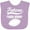 Lavender, variant on Inktastic Future Rugby Player Boys Baby Bib