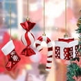 thumbnail image 4 of Juego de 4 piezas de adornos navideños de bastón de , adornos navideños, colgantes a granel, adornos colgantes para de Navidad para, 4 of 9