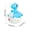 Blue, variant on Red Electric Magnetic Suction Dinosaur Rocking Toy For Kids Red Children Walking