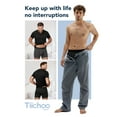 thumbnail image 7 of TIICHOO Washable Incontinence Underwear for Men Soft Leakproof Underwear for Men Boxer Briefs 5 Pack (Small, 2 Black/2 Grey/Burgundy), 7 of 7