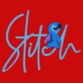 thumbnail image 2 of Boy's Lilo & Stitch Alien Signature Graphic Tee Red Medium, 2 of 4