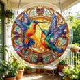 thumbnail image 4 of Stained Glass Effect 83‑Piece Acrylic Suncatcher Puzzle – 7.4 Inch DIY Window Art Kit with Vibrant Rainbow Reflection, Perfect Home & Garden Decoration, 4 of 5