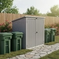 thumbnail image 1 of Homy Casa Abri Métallique pour Bacs à Ordures Extérieurs, Rangement Verrouillable et Résistant aux Intempéries, 1 of 7