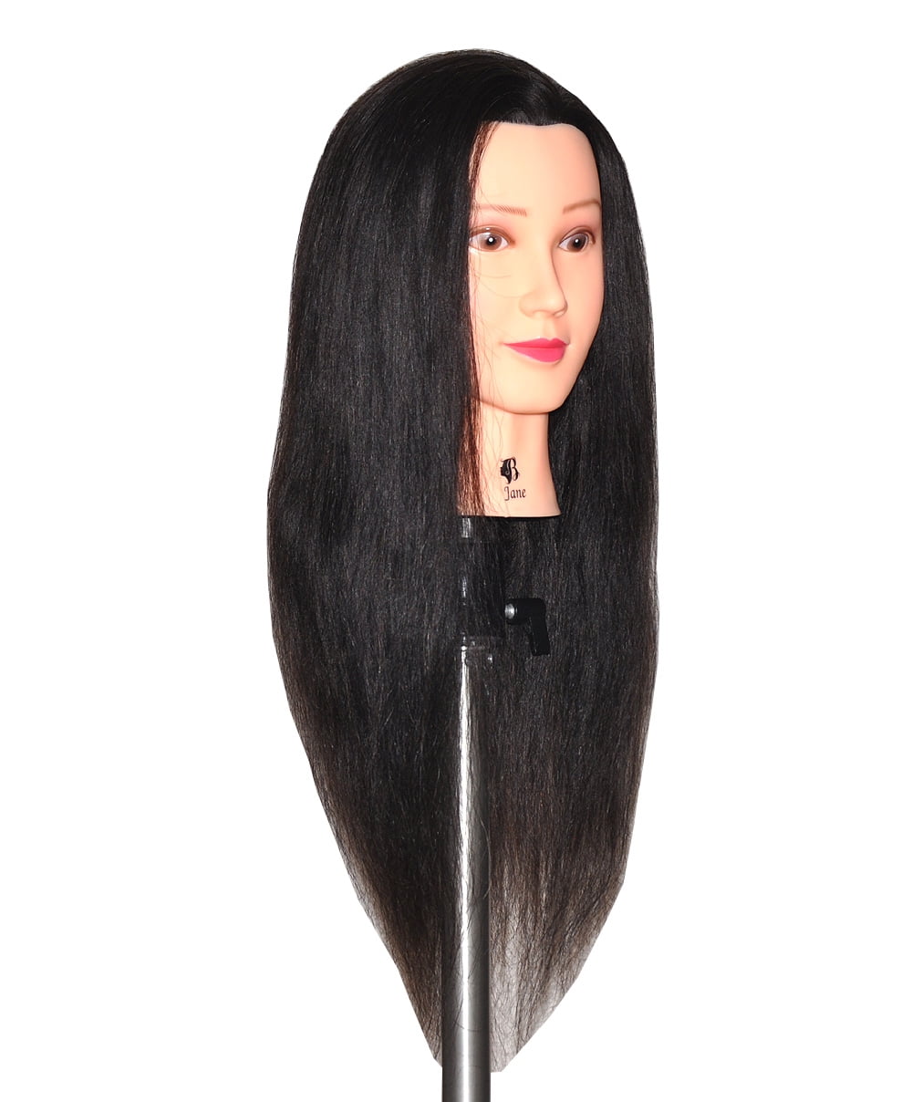 Bellrino 30 " Cosmetology Mannequin Manikin Training Head with Human Hair -Jane