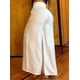 thumbnail image 5 of Pantalones de pierna ancha de cintura alta para mujer, ropa de calle informal de Metal, holgados, elegantes, rectos, Color sólido, oficina, Verano, 5 of 5