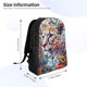 thumbnail image 4 of Fotbe Vibrant Leopard In Flowers Mochila de Viaje para Laptop, Mochila Ejecutiva Delgada y Resistente 15.6", 4 of 8