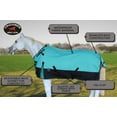 thumbnail image 4 of 80" 1200D Turnout Waterproof Rain Horse SHEET Light Winter Blanket  367LG, 4 of 5