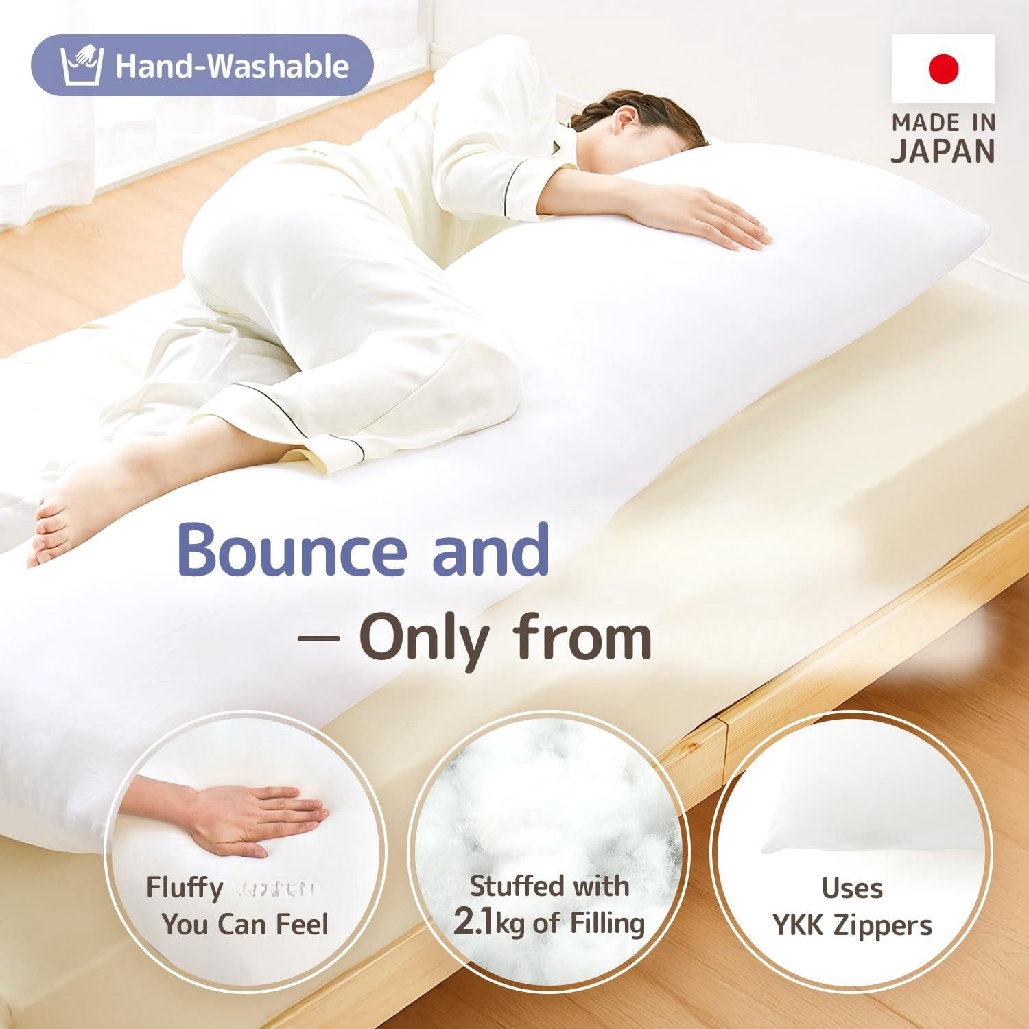 Body Pillow High Class (made In / 63 X 20 Inch (160 50cm)) Dakimakura For Side Sleepers (anime/maternity) - Washable Cmd9000