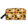 thumbnail image 2 of Uemuo Halloween Ghost Pumpkin Pattern Portable Toiletry Bags with Handle, Waterproof travel Make up Bags for Women, Large Capacity Travel Cosmetic Bags, 2 of 9