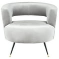 thumbnail image 4 of Safavieh Manet Velvet Retro Mid Century Accent Chair, Multiple Colors, 4 of 8