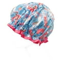 thumbnail image 3 of Wrapables Reusable Women's Waterproof Shower Caps for Long Hair, Llamas, 3 of 3