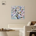 thumbnail image 3 of Blossoming In Pastels Abstract Canvas Wall Art by Art Remedy, White Floater Frame, 40"x40", 3 of 7