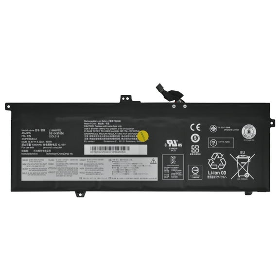 New L18M6PD2 Laptop Battery for Lenovo ThinkPad X390 X13 X395 Series Notebook SB10K97656 02DL018 02DL019 L18C6PD1 SB10K97657 L18M6PD1 SB10K97655 11.4V 48Wh 4220mAh