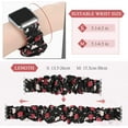 thumbnail image 6 of BXUXOHS (1Pack/4Pack) Women Scrunchie Band for Apple Watch Bands for 38mm 40mm 41mm 42mm 44mm 45mm 49mm Printed Solo Loop Wristbands Nylon Bands Accessories for iWatch Series 8 7 SE 6 5 4 3 2 1 Nike, 6 of 14