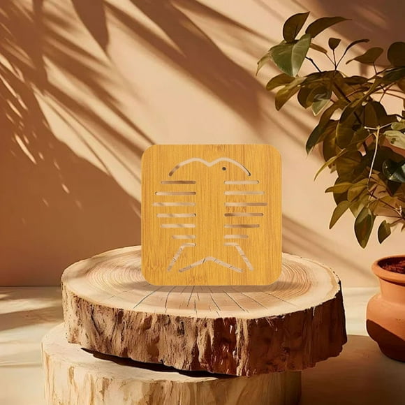 Boreal Craft Hot And Cartoon Imitation Heat Insulation Table Mat Japanese Placemat Dish Pan Bowl Tray Mat round Table Modern Pottery Chargers Pottery Charger Plates End Table round Dinning Table with