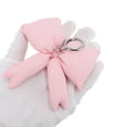 thumbnail image 5 of Unique Bargains 1 Pc Handbag Charm Padded Bow Handbag Accessories Pink, 5 of 6