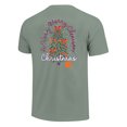 thumbnail image 3 of Women's  Light Green Clemson Tigers Christmas Tree Comfort Colors T-Shirt, 3 of 3