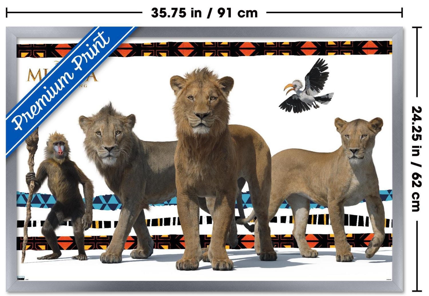 Disney Mufasa: The Lion King - Group Wall Poster