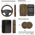 thumbnail image 7 of XYZCANDO Duck Camouflage 14 Pack Auto Seat Covers Full Set Steering Wheel Cover Center Console Armrest Pad Seat Belt Pads Headrest Covers for Most Cars SUVs Sedans, 7 of 7
