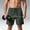 Army Green, variant on Mens Quick-Dry Athletic Shorts Lightweight Outdoor Casual Shorts Plain Solid Color Drawstring Cargo Shorts, S