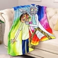 thumbnail image 4 of Blanket JUST FUNKY Rick y Morty Rick como el líder espiritual, 4 of 5