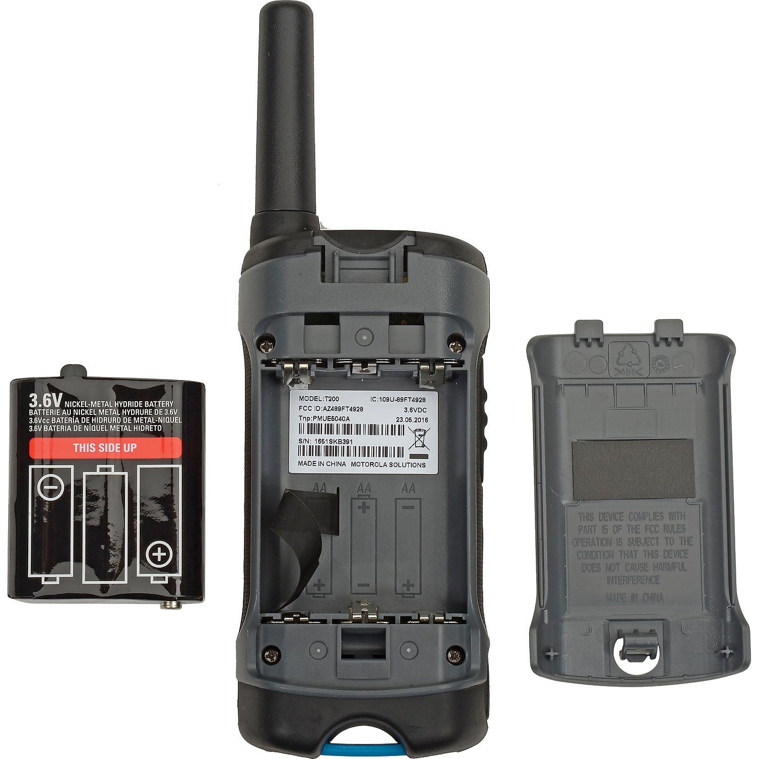 Motorola FRS MOTT200 20Mile FRS Radios Range , Gray Pack of 2