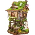 Book Nook Kit, Tree House Miniature House, 3D Wooden Puzzle for Adults ...
