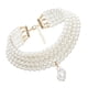 thumbnail image 5 of Collar de perlas de varias filas para mujer, collar, collar colgante, collar de perlas Redondo, 5 of 9