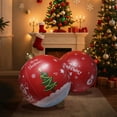 thumbnail image 2 of HERESOM Christmas Decorations 60CM/23.62" Outdoor Christmas Inflatable Decorated Ball Giant Christmas Inflatable Ball Christmas Tree Decorations, 2 of 8