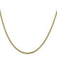 thumbnail image 3 of Auriga 14k Yellow Gold 1.6mm Open Franco Chain Necklace for Women 16", 3 of 4
