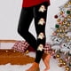 thumbnail image 1 of MKLEKYY Leggings deportivos push up para mujer, leggings para entrenamiento, leggings con estampado navideño, pantalones de bloques de color, leggings elásticos suaves 3667, 1 of 4