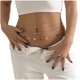 thumbnail image 1 of Cadena de cintura con borla sexy para mujeres y niñas, cinturón multicapa chapado en oro de 14 quilates, cadena ajustable para el vientre, joyería corporal para playa, bikini, vestido, falda, 1 of 5