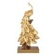 thumbnail image 1 of Estatua decorativa de pavo real, escultura decorativa de pavo real para gabinete Oro S, 1 of 9