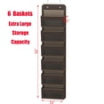 thumbnail image 2 of Organizador colgante para artículos de hogar sencillos con 6 bolsillos para puerta de armario, 2 of 6