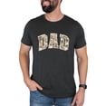 thumbnail image 2 of Dad Shirt for Men Retro Camo Hunting Graphic Tee Camouflage Military TShirt Dark Gray Heather Shirt Adult X-Large, 2 of 7