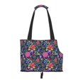 thumbnail image 2 of Xecao Floral for Cat Carrier Small Dog Handbag: The Ideal Travel Companion for Your Pet, 2 of 8