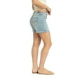 thumbnail image 3 of Jordache Women's High Rise Relaxed Boyfriend Rolled Cuff Short, 3 of 5