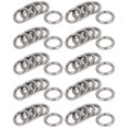 thumbnail image 1 of 20mm x 3mm Stainless Steel Webbing Strapping Welded O Rings 50 Pcs, 1 of 3