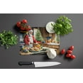 thumbnail image 3 of Cookies with Santa Claus Glass Cutting Board Large 12 in x 15 in, 3 of 5