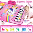 thumbnail image 2 of Alfombrilla para piano Musical Play Hapyland Unicorn de 1 a 3 años con pilas, 2 of 7