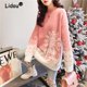 thumbnail image 2 of Jersey de cuello redondo coreano para mujer, suéter de manga larga, tejido de moda informal, Tops cómodos populares de Navidad, invierno, 2022, 2 of 5