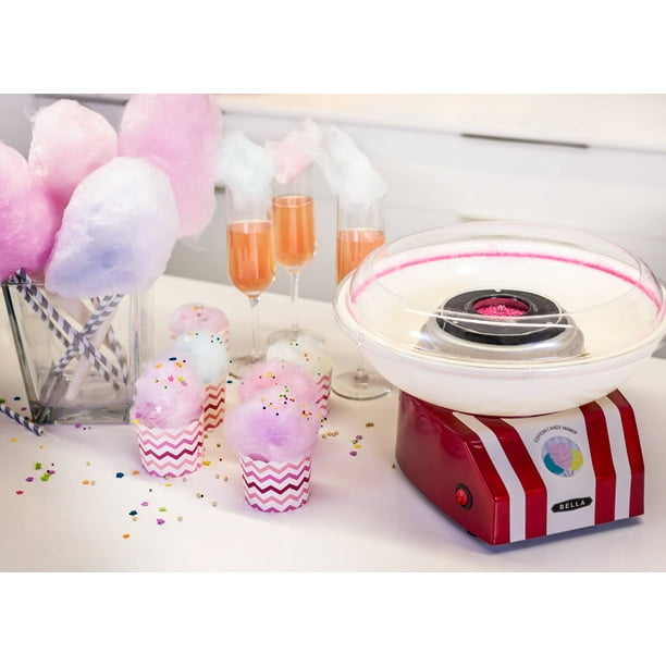 BELLA Cotton Candy Maker, Red & White